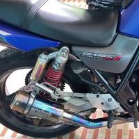 Gambar header leher knalpot racing honda cb 400 CC VTECH SF super four dari Protech Exhaust undefined 2 Tokopedia