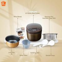 Gambar LO Karbo Rice Cooker | Penanak Nasi Hemat Watt Listrik | Alat Masak dari Amaryllis Stores undefined 2 Tokopedia