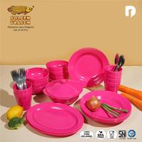 Gambar Golden Dragon Melamine set 34 pcs - Paket Piring Mangkok Ceria Melamin dari Tokone.Laris undefined 1 Tokopedia