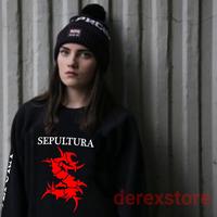 Gambar Kaos Lengan Panjang Sepultura pria - Hitam, L dari derexstore undefined 1 Tokopedia
