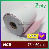 Gambar ( 1 Pack / Slop ) Kertas Struk Kasir 60 x 75 mm - 2ply - Rangkap 2 dari Barcode Store Solutions undefined 3 Tokopedia