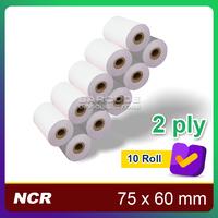 Gambar ( 1 Pack / Slop ) Kertas Struk Kasir 75 x 60 mm - 2ply - Rangkap 2 dari Barcode Store Solutions undefined 1 Tokopedia