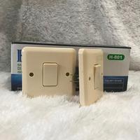 Gambar saklar switch lampu 1 engkel tunggal tanam ib tembok kayu hsc dari Linoan undefined 1 Tokopedia