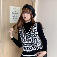 Gambar vest wanita korea rompi wanita high quality import original dari James Yanna Boutique undefined 5 Tokopedia