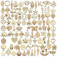 Gambar Mix Enamel Charm Liontin bandul Aksesoris Kalung gelang Gold Emas - 10 pcs dari Broadway Style undefined 3 Tokopedia