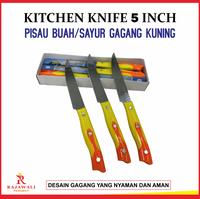 Gambar Pisau Dapur Pisau Buah 5 inch gagang warna Calypso dari Rajawali Perabot undefined 2 Tokopedia