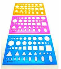 Gambar Geometric Template Ruler dari JPL CRAFT STORE undefined 3 Tokopedia
