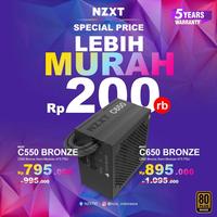 Gambar NZXT C550 Power Supply 550W 80+ BRONZE Semi Modular C 550 dari Starcomp Origin undefined 3 Tokopedia