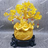 Gambar Patung hiasan dekorasi rumah pohon emas hoki D190305M dari Miruushop undefined 4 Tokopedia