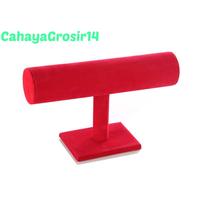 Gambar Tempat Display Gelang Tempat Pajangan Jam Tangan dan Perhiasan - Hitam, Merah susun 2 dari CahayaGrosir14 undefined 4 Tokopedia
