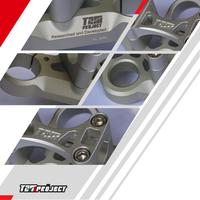 Gambar Triple Clamp TC-002 Silver Anodize for Kawasaki Ninja SS/Ninja RR - Silver dari TZM Project Center undefined 2 Tokopedia