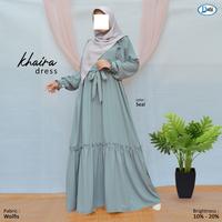 Gambar Terbaru Gamis Remaja Kekinian Khaira Dress Premium Simple Elegan Busui - Dusty Pink, S dari Dafa Collection Pusat undefined 1 Tokopedia