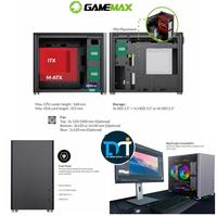Gambar GameMax Spark - Tempered Glass m-ATX Gaming Case - Grey Edition dari Duta Mandiri Infokom undefined 3 Tokopedia