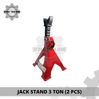 Gambar Jack Stand Mobil 3 Ton / Tahanan Dongkrak Mobil 3 Ton (1 SET 2 Pcs) dari V2M Teknik undefined 3 Tokopedia