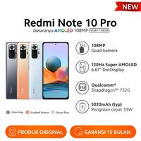 Gambar XIAOMI REDMI NOTE 10 PRO RAM 6GB 128GB - BLUE - SDD 732G 4G - TAM - Onyx Gray™ dari OceanOnlineShop24 undefined 5 Tokopedia