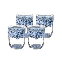 Gambar Brighton Glass Set Batik Mega Mendung GMB3904 - Mendung Biru dari Brighton Tableware undefined 2 Tokopedia