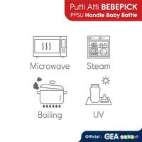Gambar Putti Atti Bebepick PPSU Handle Baby Bottle 150ml / botol susu bayi - Cherry Blossom dari GEA Baby Indonesia undefined 3 Tokopedia