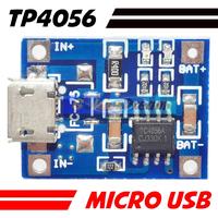 Gambar TP4056 Micro USB to Lithium Battery Charging Module Output 5V 1A Charger Modul Cas Batere Baterai Rechargeable dari Toko Golden Dream undefined 1 Tokopedia