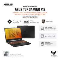 Gambar ASUS TUF GAMING F15 FX506LHB-I565B6T-O11/i5-10300H/8GB/512GB/GTX1650 dari Techno Computer Bali undefined 1 Tokopedia