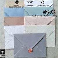 Gambar A5 Amplop Handmade Daur Ulang - Pinggiran Natural - Putih-Pelepah dari Ummu Janah undefined 1 Tokopedia