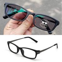 Gambar Kacamata Pria/Wanita Kotak Free lensa minus Anti radiasi/Photocromic - Hitam Glossy, Blucromic Biru dari KINI EYEWEAR undefined 1 Tokopedia