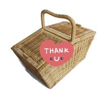 Gambar Keranjang tas piknik rotan besar / koper tas keranjang hampers rotan dari Hunies shoop undefined 3 Tokopedia