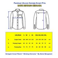 Gambar Seragam Korpri - Kemeja Bintang Kencana - Cotton 50s - Lapis Furing - S dari BATIK BINTANG KENCANA undefined 3 Tokopedia