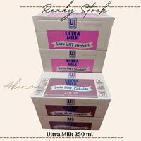 Gambar Susu UHT Ultra Milk 250 ml 1 dus / karton 24 pcs - Strawberi dari Akio mart_NEW undefined 1 Tokopedia