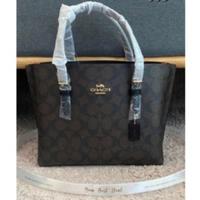 Gambar Coach Mollie 25 Bag - Tote Wine Multi dari @yourbestdeal undefined 3 Tokopedia