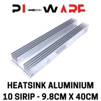Gambar Aluminium Plat Pendingin Heatsink For TR LED HPL 10 Sirip Panjang 40cm dari Pi Toserba undefined 1 Tokopedia
