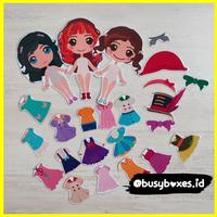 Gambar [busyboxes.id] Mainan Edukasi anak boneka pretend play paper doll bp L dari busyboxes undefined 2 Tokopedia