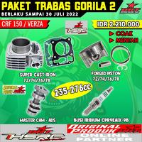 Gambar Paket BLOCK Bore Up Gorila BRT HONDA CRF 150 Verza 72 74 76 78mm - Mentah dari HSRC BRT undefined 1 Tokopedia