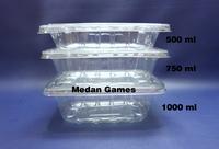 Gambar Thinwall Segi / Rectangle / Kotak Kue / Box Plastik Makanan 1000 ml dari Medan Games undefined 4 Tokopedia