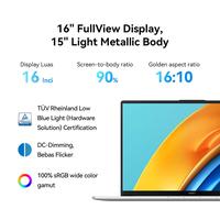 Gambar HUAWEI MateBook D16 Laptop [16+512GB] | 16 Inch Vast Display - Intel i7 dari Huawei Indonesia undefined 4 Tokopedia