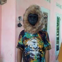 Gambar topeng monyet/monkey - hitam laspur, All Size dari toko boneka azzahra undefined 4 Tokopedia