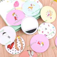 Gambar cermin bulat karakter /kaca rias make-up mini korean hand mirror dari MJS Store88 undefined 1 Tokopedia