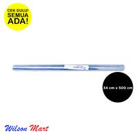 Gambar SAMPUL BUKU 34 CM X 500 CM BENING MIKA POLOS ROLL dari Wilson Mart undefined 1 Tokopedia