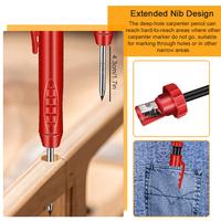 Gambar Pensil Tukang Carpenter Pencil Refill Solid Rautan Otomatis Mekanik - Refill Only dari RMBtools Fastener undefined 4 Tokopedia