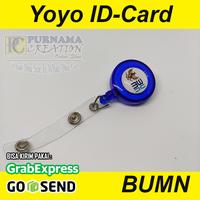 Gambar Yoyo IDCARD BUMN warna biru dengan background logo warna putih dari Purnama Creation undefined 1 Tokopedia