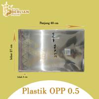 Gambar 27 x 40 cm Plastik OPP TEBAL Double Seal (100 lbr) (lem/seal) dari Plastik Berlian undefined 3 Tokopedia