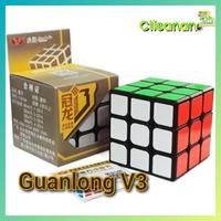 Gambar RUBIK 3X3 YONGJUN GUANLONG V3 VERSI 3 SPEEDCUBE ORIGINAL - BLACKBASE - Hitam dari Clieanan undefined 1 Tokopedia