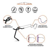 Gambar DHAULAGIRI LAMP HOOK 25CM GANTUNGAN LAMPU TENDA / DHAULAGIRI MINI LAMP HOLDER S 01 TRIPOD MINI - Lamp Hook dari RISKIA SWASTAMITHA ARUNA undefined 3 Tokopedia