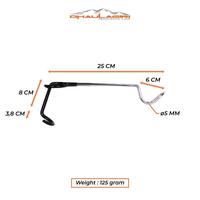 Gambar DHAULAGIRI LAMP HOOK 25CM GANTUNGAN LAMPU TENDA / DHAULAGIRI MINI LAMP HOLDER S 01 TRIPOD MINI - Lamp Hook dari RISKIA SWASTAMITHA ARUNA undefined 2 Tokopedia