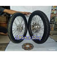 Gambar Sepaket Velg Jari Jari Jupiter Z Vega R RR ZR F1ZR Mx New Mx Old + Ban dari LV MOTORSHOP 99 undefined 1 Tokopedia