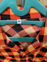 Gambar Kemeja kotak kotak orange import BKK mulus 100% size M sesuai gambar dari Asesoris-shop undefined 3 Tokopedia