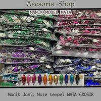Gambar Manik Jahit Mote | Manik jahit Tempel MATA berbagai Ukuran GROSIRAN dari Asesoris-shop undefined 2 Tokopedia