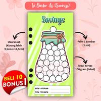 Gambar isi kertas binder a6 ring 6 savings - Hijau dari KliwonDesain undefined 1 Tokopedia