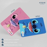 Gambar Flazz Gen 2 BCA Emoney Mandiri Stitch Custom Nama FG2006 EM2101 - STC01, TapCash dari Steve Handmade undefined 1 Tokopedia