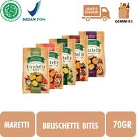 Gambar Maretti Bruschette Bites / Chips Snack Roti Kering Impor 70gr - Pizza dari Gemini B2 undefined 1 Tokopedia