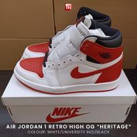 Gambar Air Jordan 1 Retro High OG Heritage 555088-161 100% Authentic - 9 dari promo itc undefined 2 Tokopedia